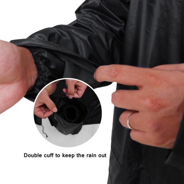 stylish beautiful rain coat jacket and trouser rain coats survival emergency heavy duty rain coat (random colors) - Image 6