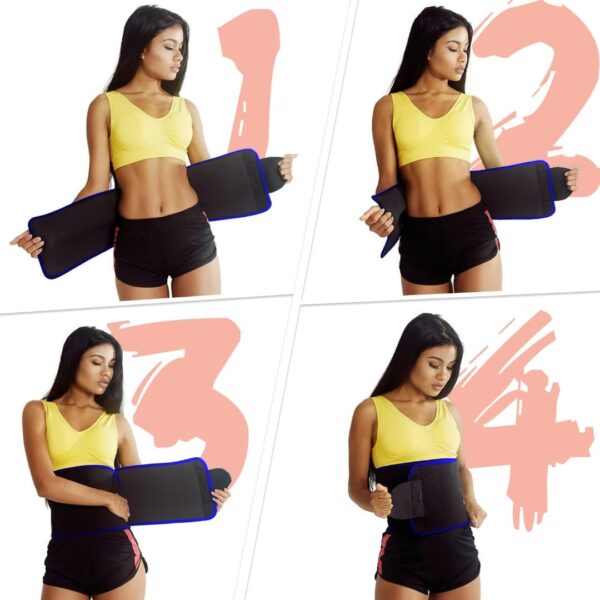 smart care sn-2000 waist support belt – skin-friendly compression belt, long free size ( random color ) - Image 5