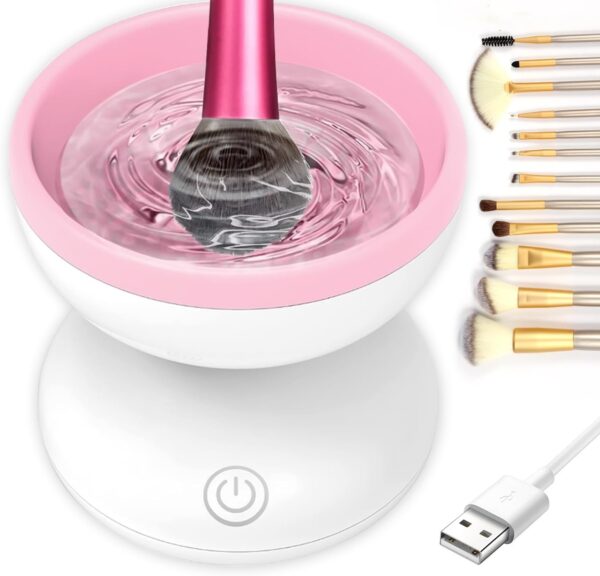 makeup brush cleaner machine, electric makeup brush cleaner(random color) - Image 9