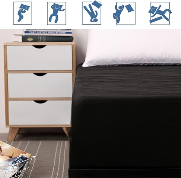 waterproof mattress protector | fitted breathable mattress cover - Image 9