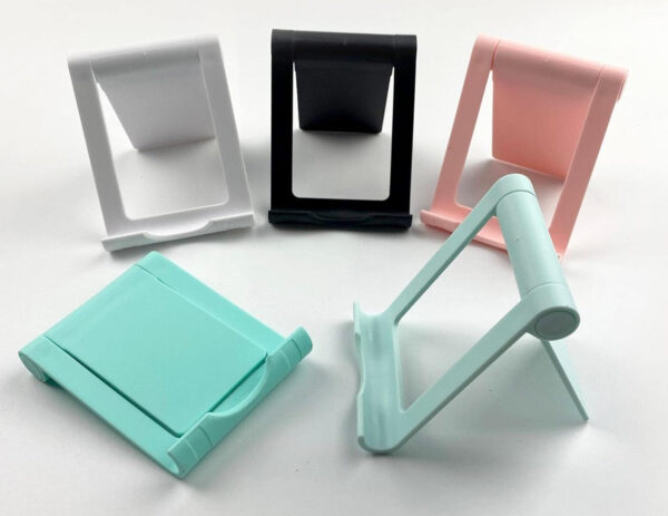 portable mobile phone holder multi-angle universal mobile phone stand 360° rotateable phone holder, foldable smartphone stand (random color) - Image 9