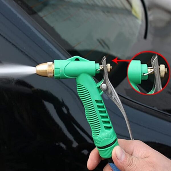 water lever spray gun - plastic trigger and brass nozzle high pressure water spray gun for car/bike/plants - gardening washing gun - Image 8