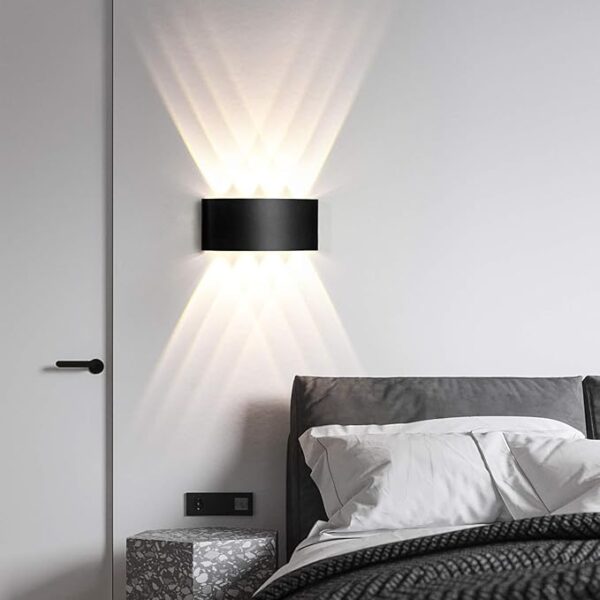 8 way 8 side outdoor waterproof wall light, fancy led light for wall, aluminium ip65 waterproof outdoor wall lamps - 8 watts - Image 9