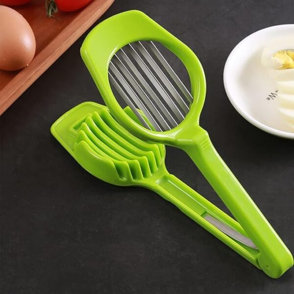 handheld egg slicer fruit cutter multifunction kitchen accessories (random color) - Image 6
