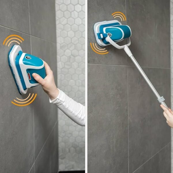 2 in 1 mop system as hand scrubber & floor mop | effortless wiping, scrubbing and polishing - Image 8