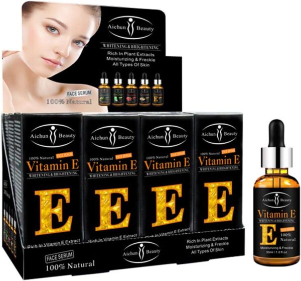 aichun beauty brightening vitamin-e face serum for all face - 30ml | vitamin-e whitening & brightening face serum - Image 5