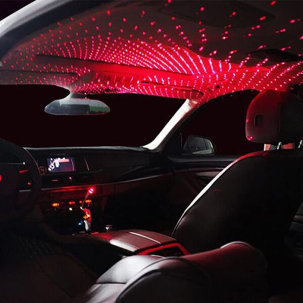 led galaxy star light | starry laser projector night light for home & car roof decoration - Image 7