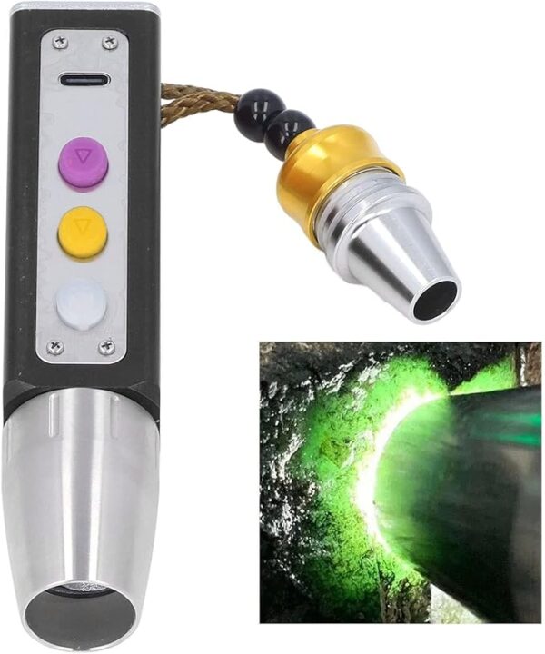 portable small jade jewelry gemstone currency notes identification led flashlight | gemstone detector torch with display (random color) - Image 8