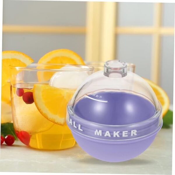 bulb ice cube hockey mold silicone ice maker ball tray  (random color) - Image 7
