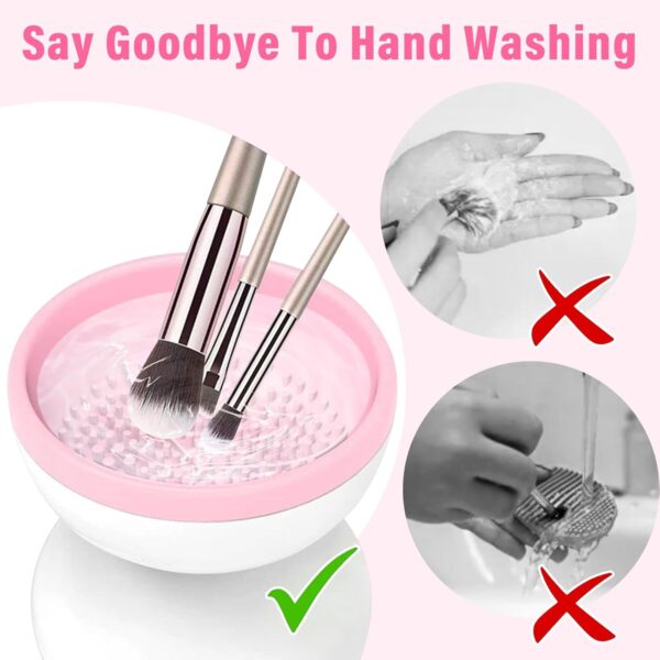 makeup brush cleaner machine, electric makeup brush cleaner(random color) - Image 6