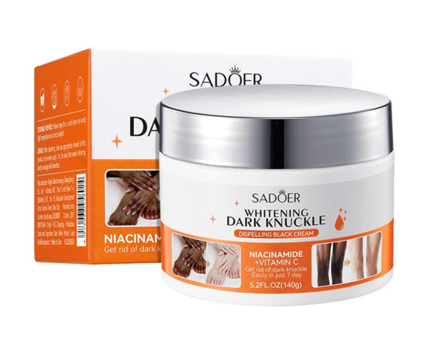 sadoer 7days vitamin c whitening dark knuckle black knee cream niacinamide vitamin c dark spot corrector remover 140g - Image 8