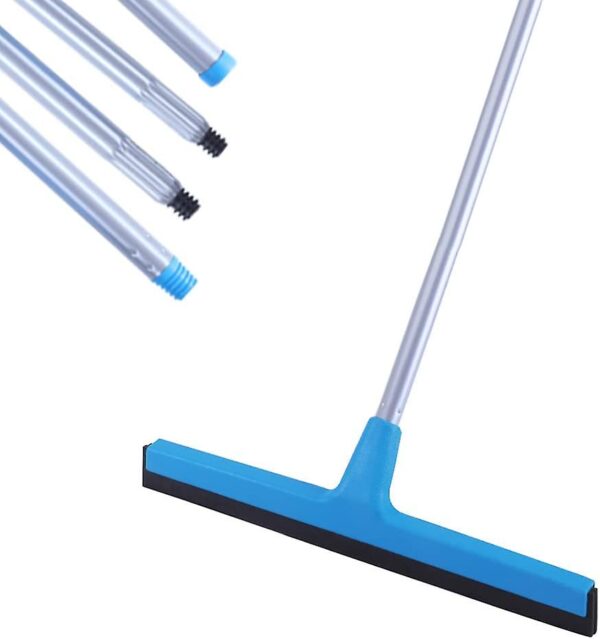 long handle floor wiper with rubber squeegee (foldable rod pipes) - Image 6