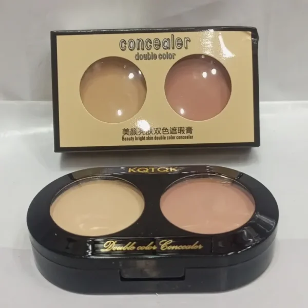 creamy 2 in 1 concealer kit warm beige creamy concealer + pale yellow sheer finish pressed powder