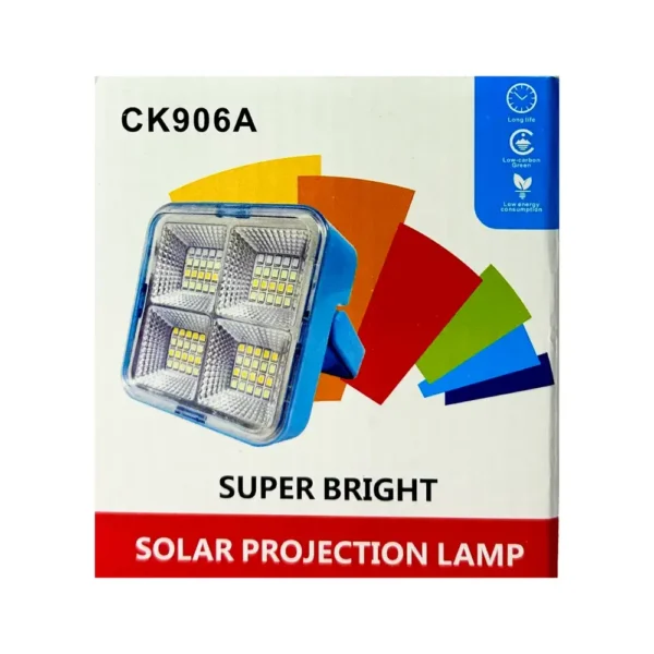super bright solar projection lamp ck906a – energy-efficient outdoor lighting for stunning displays