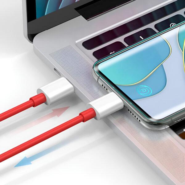 oneplus 65w warp charge power adapter with type-c to type-c fast charging cable - Image 4