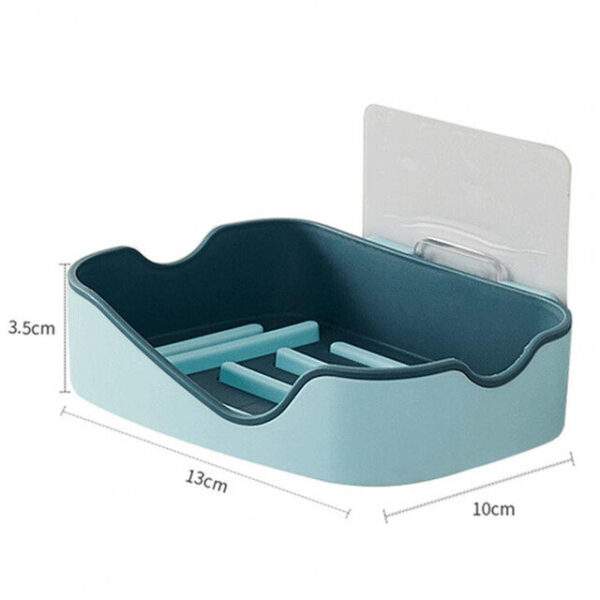 wall mounted soap dish holder for bathroom | wall mounted soap bar, holder rack for shower wall, kitchen, bathroom (random color) - Image 7