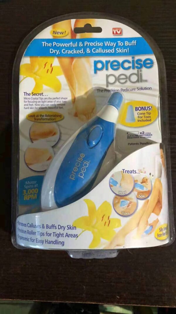 precise pedi - electric callus remover foot file, cordless (cell operated) - Image 8