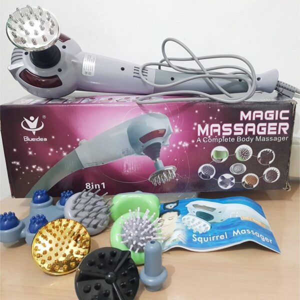 plastic magic a complete body massager 8 in 1 neck and back massager for muscle relaxation - Image 2