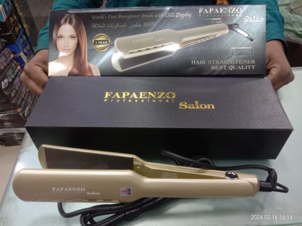 fapaenzo professional hair straightener | women hair. - Image 2