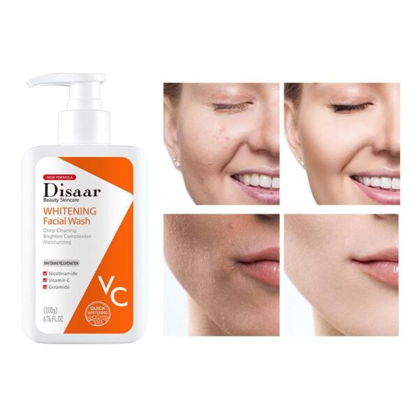 disaar vitamin c & nicotinamide nourishing smooth skin reduce fine line body lotion 200g | disaar whitening facial wash ( without box )