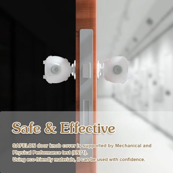 2 pcs door knob cover baby safety door knob covers doorknob locks child children kids proof(random color ) - Image 17