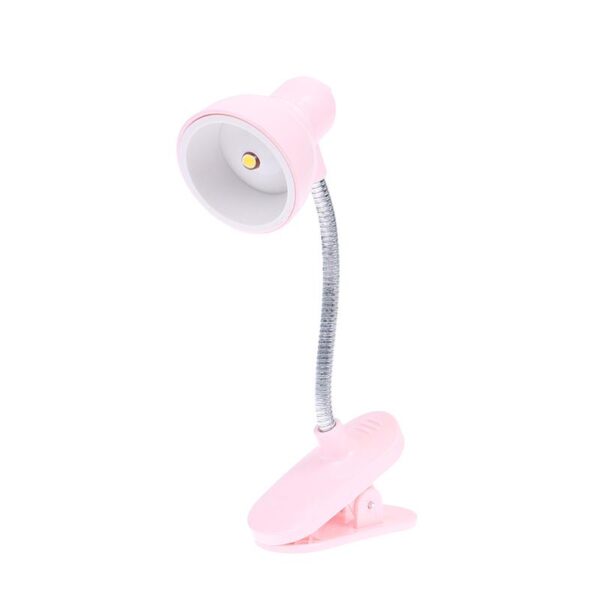 1pc mini led clamp reading lamp night lights (random color) - Image 7