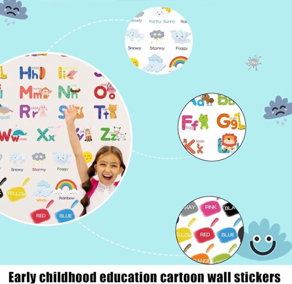 washable coloring mat - english alphabets,washable drawing mat - Image 3