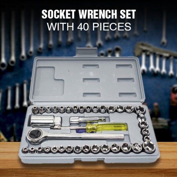 40pcs aiwa socket wrench  tool kit & screwdriver and socket set