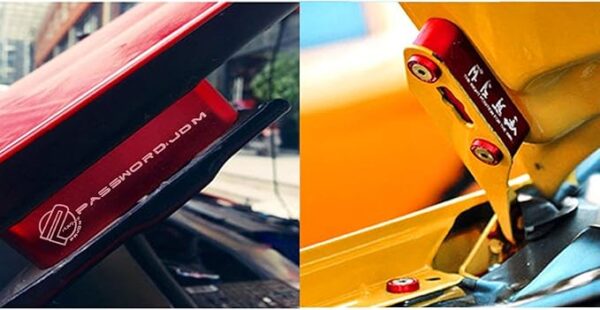car hood spacer riser kit | vehicle hood bonnet vent space modification kit, aluminium alloy billet - Image 9