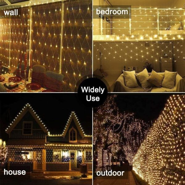 net outdoor mesh fairy light for decoration waterproof 1.5x1.5 meter direct electric - Image 5