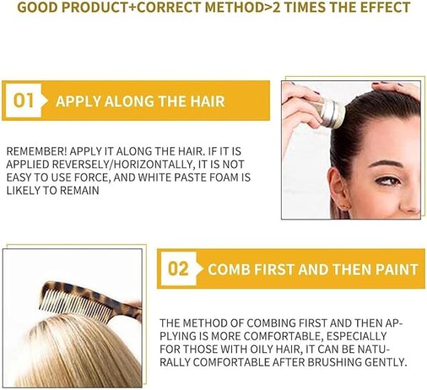 tvlv hair wax stick broken hair finishing styling stick for broken hair, wigs, edge control - styling wax for fly away & edge frizz hair - Image 21