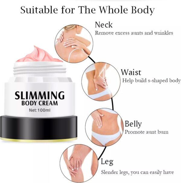 aichun beauty slimming body cream burning fat shrinking firming reducing wrinkles non-irritating | 3 days effective 100ml - Image 4