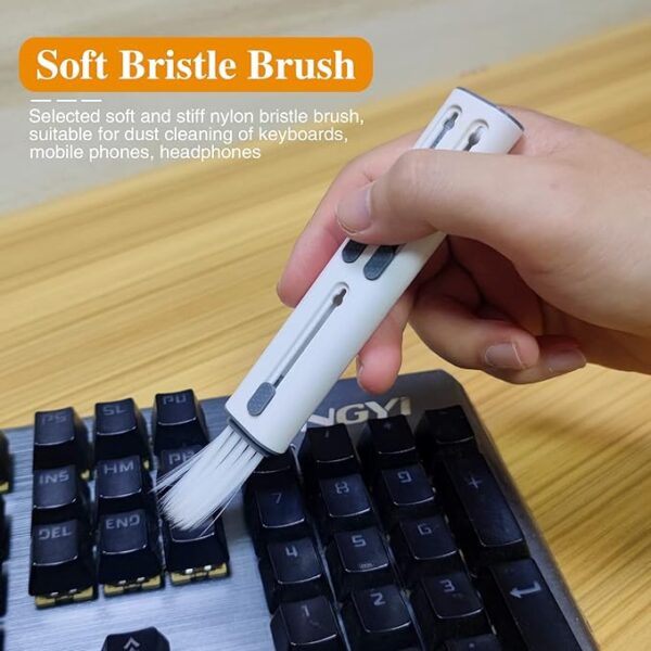 4 in 1 multi function cleaning pen for keyboard, mobile phone, camera, earbuds, earphones (random color) - Image 9