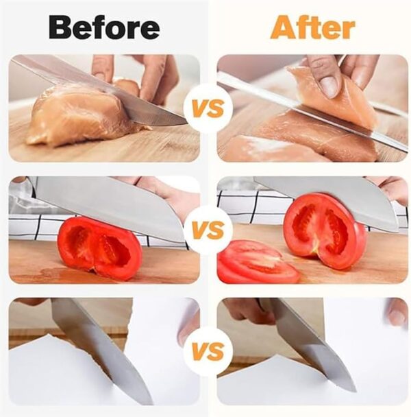 knife sharpener electric | usb electric knife scissor sharpening tool for kitchen | multifunctional electric rechargable knife sharpener professional - Image 12