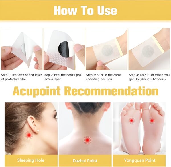 natural sleep patches for adults and kids, sleep patches to improve quality sleep, sleep stickers - Image 7