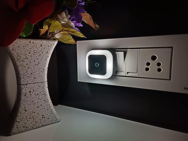light sensor led night light smart night lamp with automatic sensor energy-efficient night light for bedroom, living room, and bathroom, ideal for decor (white light) - Image 10