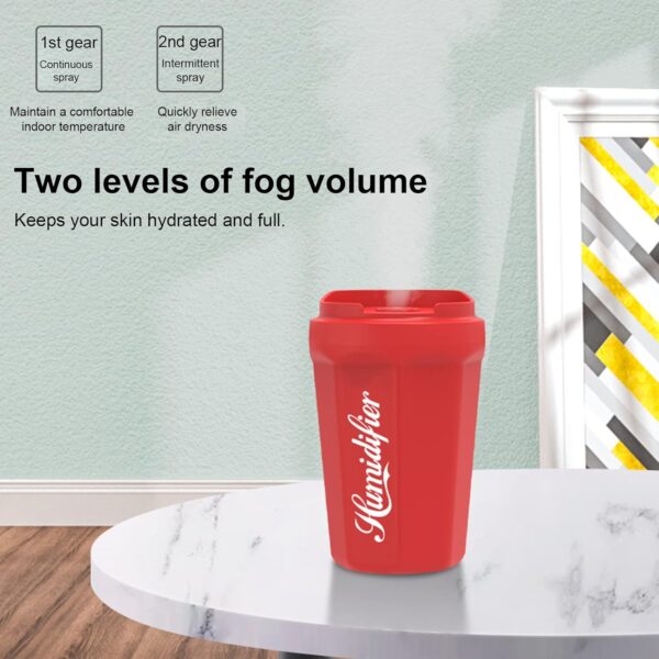 coke cup humidifier car home usb aroma diffuser summer flame air coke cup cool mist bedroom study room mini humidifier  (random color) - Image 6
