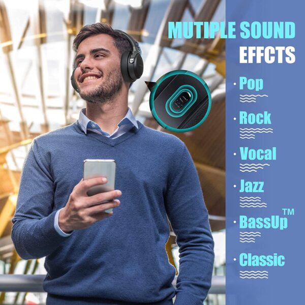 wireless bluetooth headphones y08 foldable wireless headphones 5.0+edr with mic stereo headset (random color) - Image 13