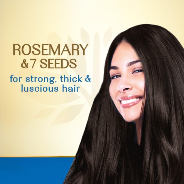 herbs india 7 seed hair oil with rosemary - 280 ml | nourishing herbal oil for lush, healthy hair - Image 7