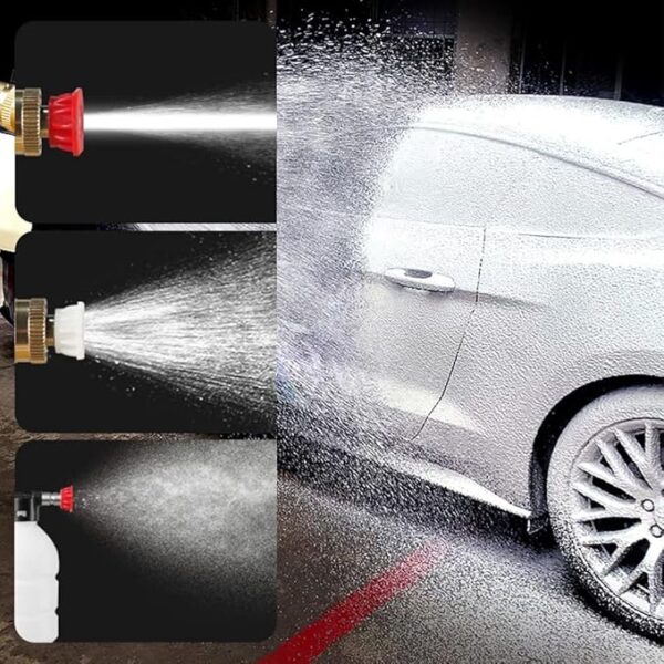 automatic cordless wireless car wash spray gun high pressure 48v lithium water jet foam car washer gun(single battery ) - Image 9