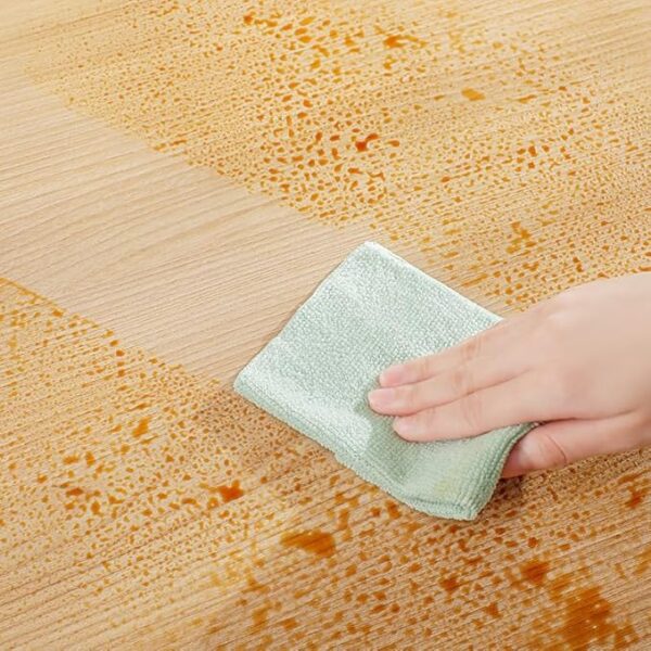 microfiber cleaning reusable clothes | multifunctional kitchen rags super absorbent wipes - 20pcs/box (random color) - Image 5