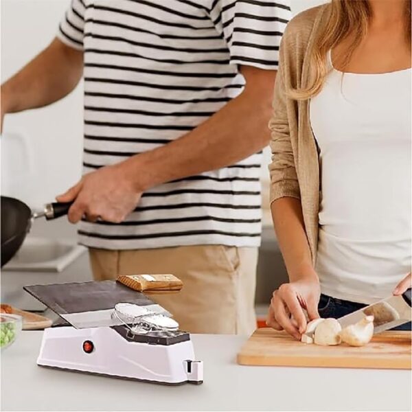 knife sharpener electric | usb electric knife scissor sharpening tool for kitchen | multifunctional electric rechargable knife sharpener professional - Image 10
