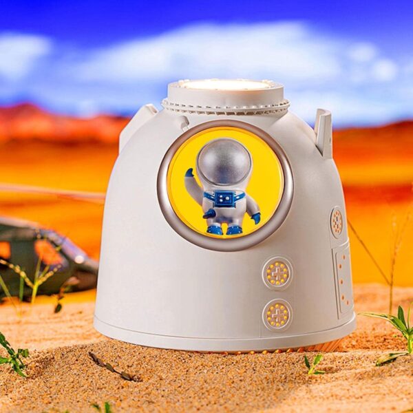 astronaut air humidifier 260ml electric ultrasonic aroma miniature air humidifier night light for office living room indoor - Image 11