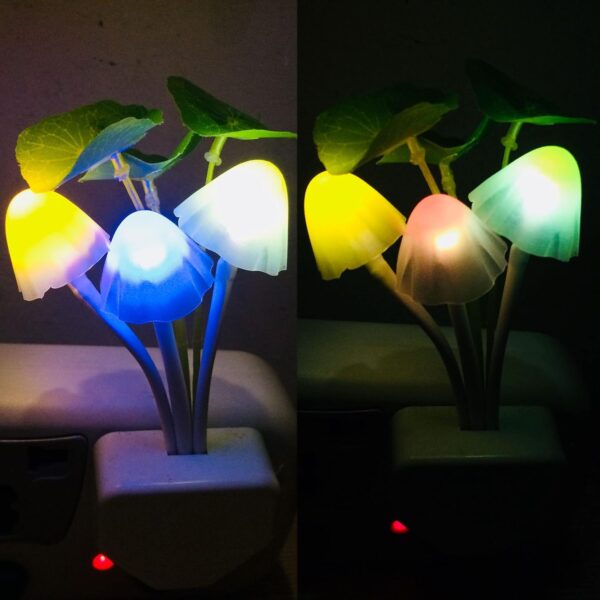 mushroom led night light for home  ( random color ) - Image 3