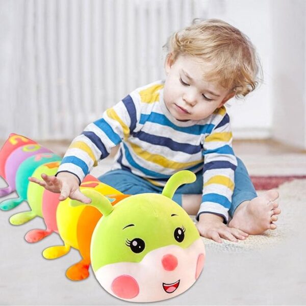 110 cm - caterpillar figures plush toy - stuffed charm caterpillar pillow toy | colorful figure sleeping plush toy - Image 6