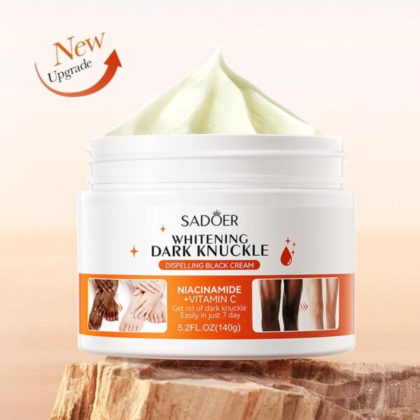 sadoer 7days vitamin c whitening dark knuckle black knee cream niacinamide vitamin c dark spot corrector remover 140g - Image 4