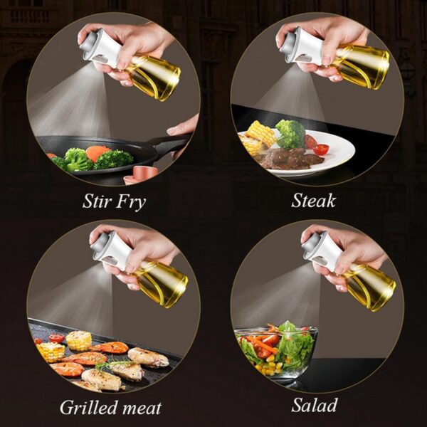 oil spray dispenser / oil spray bottle pump for cooking, bbq, baking, frying, salad (random color) 170ml - Image 4