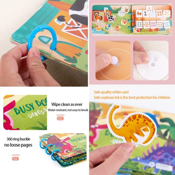 busy book, quiet book, toddler busy book, for 2-4 years old preschool activity toy books help develop learning skills,(only math ) - Image 6