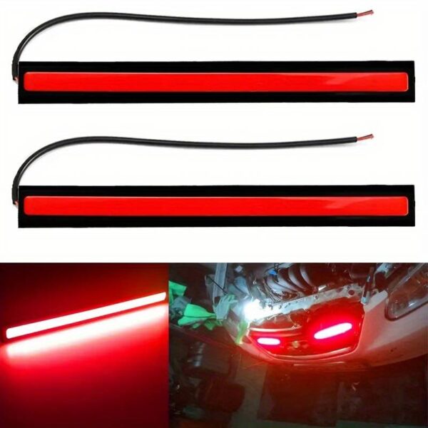red led daytime running light for bumpers (for all cars and bikes) 2pcs - Image 3
