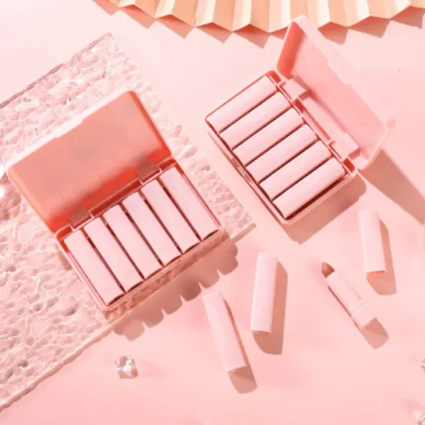 dragon ranee 6 pieces velvet matte pink lipstick set | long lasting makeup waterproof lip gloss for girls & womens